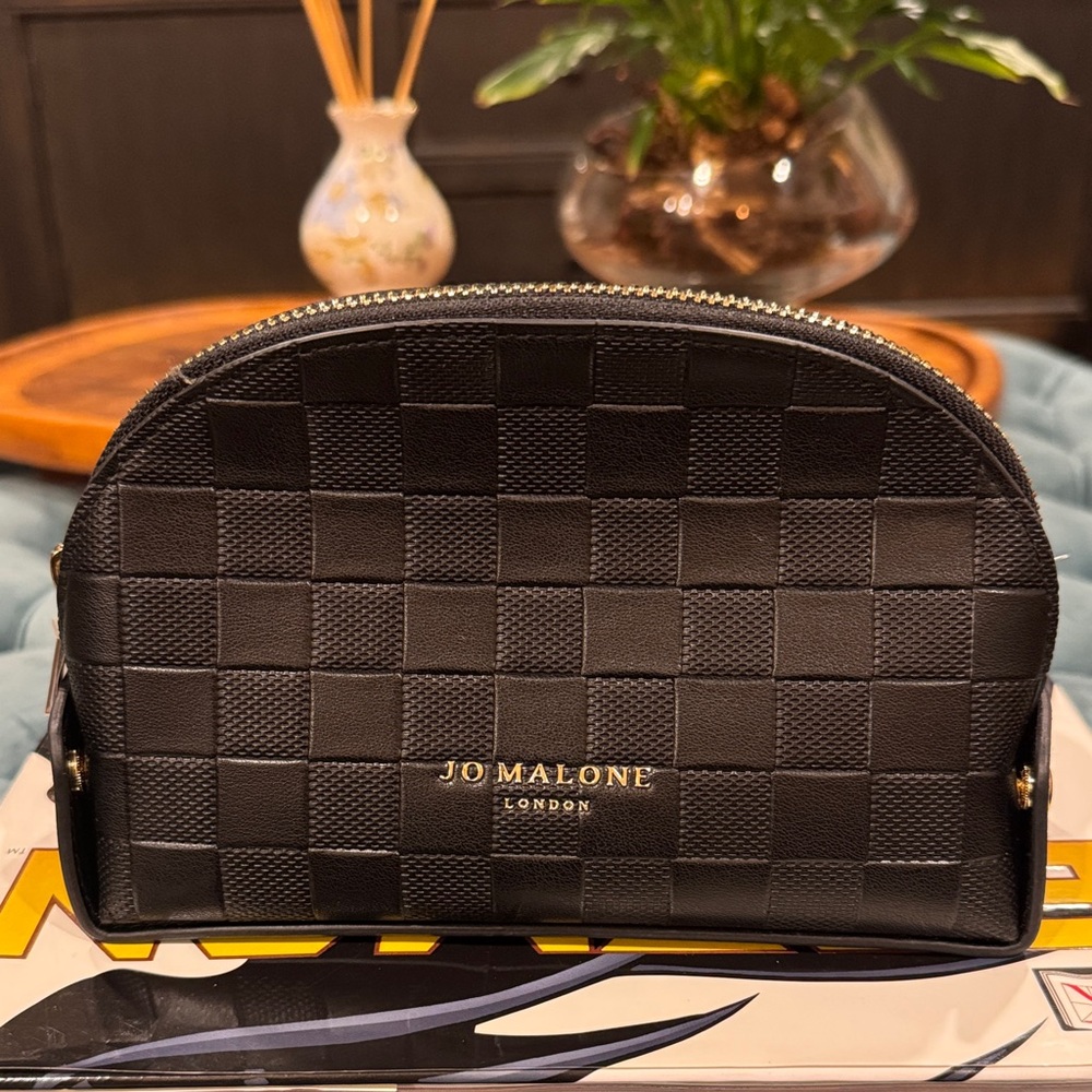 Jo Malone Black Textured Toiletry Bag